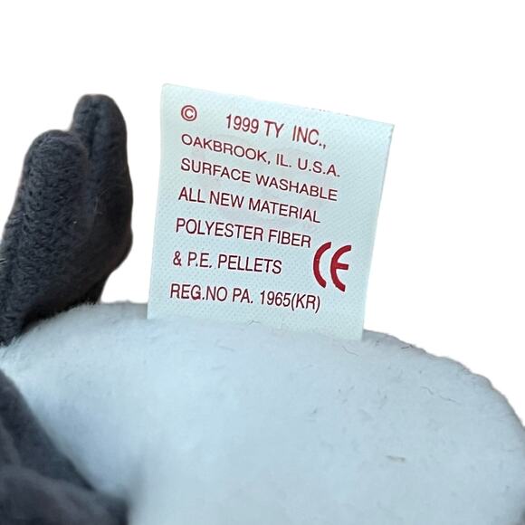 TY Beanie Baby Wiser the Owl Graduate Class of '99 with Heart Tag Graduation - Picture 7 of 9